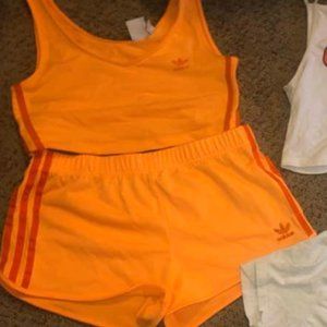 Orange Adidas Set